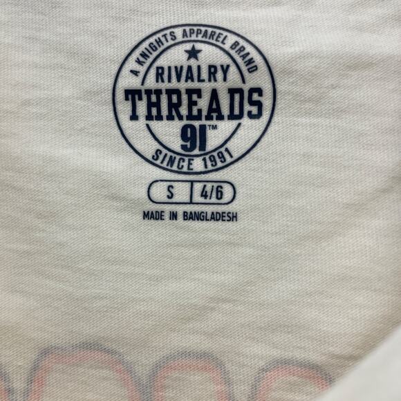 Rivalry Threads 91 Women's NCAA Clemson Tigers High Low Cotton T Shirt White S - Picture 4 of 5